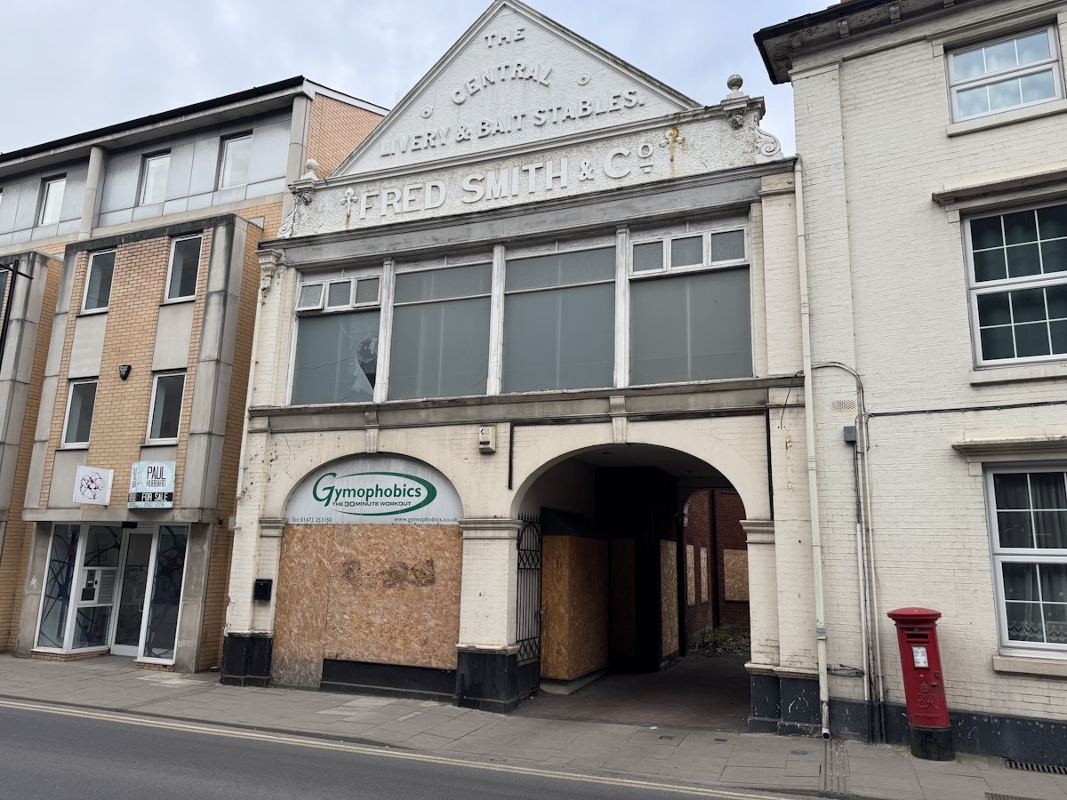 The former Gymphobics building on Princes Street in Ipswich